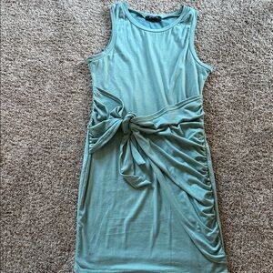Sleeveless Turquoise Dress